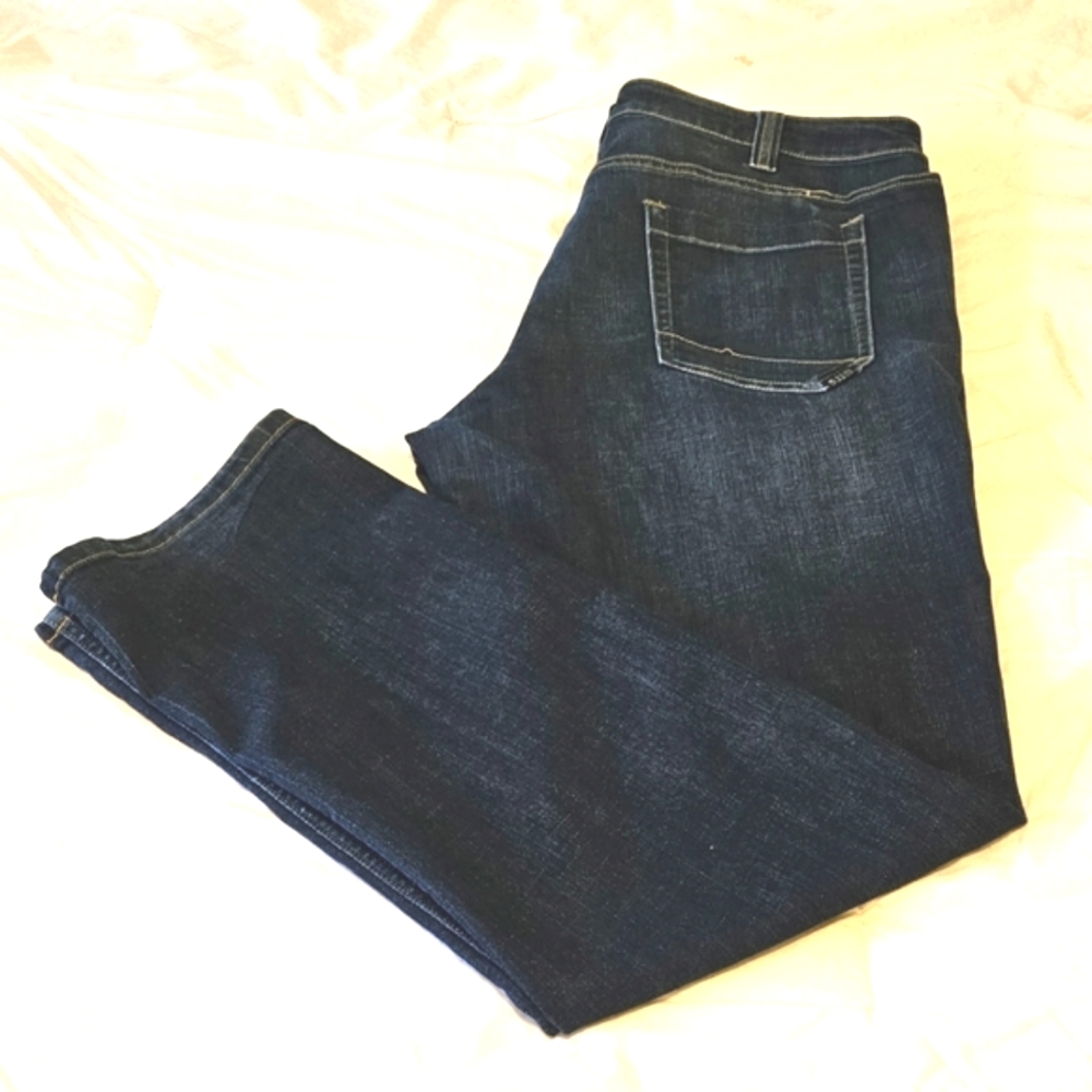 5.11 Tactical Jeans Mens Size 38x34 Dark Blue Denim Whiskers "Always Be Ready" - Picture 11 of 16